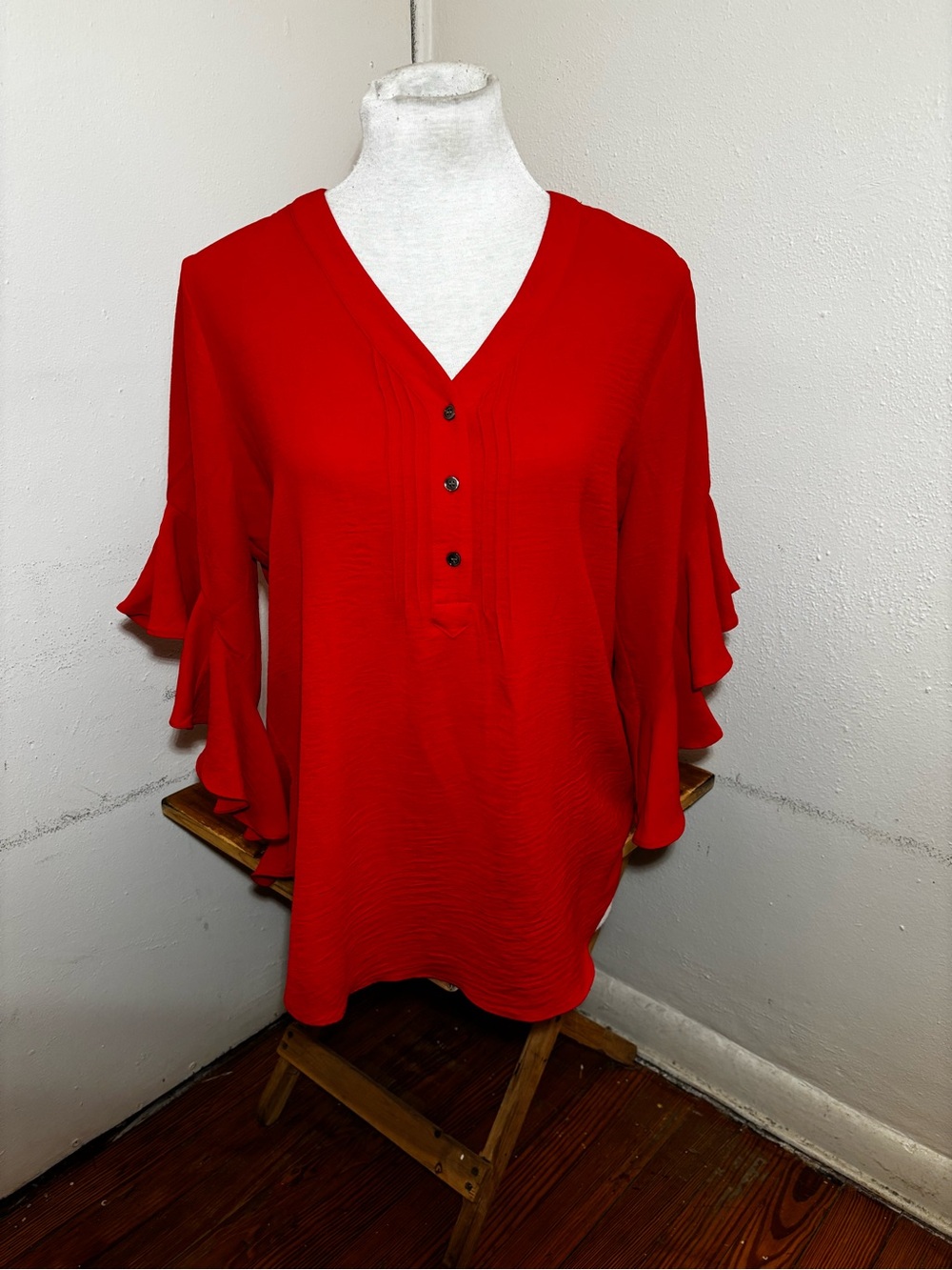 Vince Camuto Ruffle Sleeve Blouse